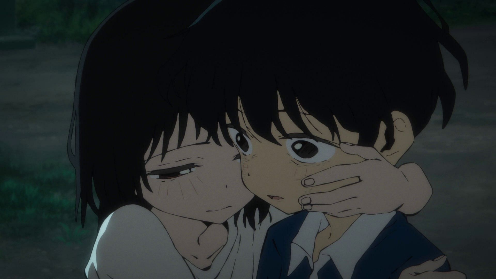 Shizuka and Naoki as seen in Takopi's Original Sin (Image via Enishiya)